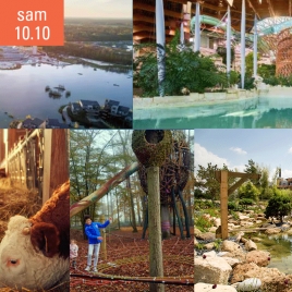 SLVies AUBE JOURNEE AU VILLAGE NATURE CENTER PARCS